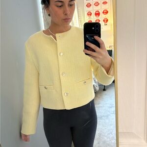 Zara Women's Yellow Blazer